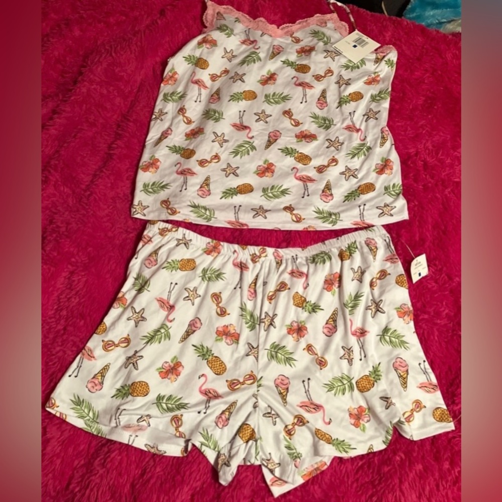 Kensie Brand Summer Pajamas 2 Pc Set